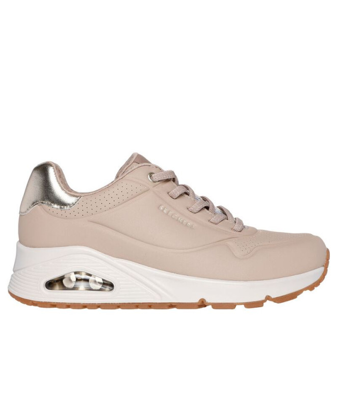 ChaussuresSkechers Uno - Femme Shimmer Away Beige