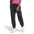 Pantalons adidas French Terry Femme Linear Cf Noir/Blanc
