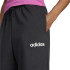 Pantalons adidas French Terry Femme Linear Cf Noir/Blanc
