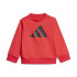 adidas French Terry Tracksuit Big Logo Jog Baby Rouge/Noir