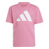 T-shirt adidas Enfant Essentials Big Logo Rose/Blanc