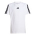 T-shirt adidas Enfant 3 bandes blanc/noir
