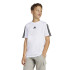 T-shirt adidas Enfant 3 bandes blanc/noir