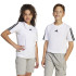 T-shirt adidas Enfant 3 bandes blanc/noir