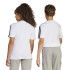 T-shirt adidas Enfant 3 bandes blanc/noir