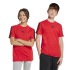 T-shirt adidas Enfant 3 bandes Rubpur/Noir