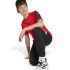 T-shirt adidas Enfant 3 bandes Rubpur/Noir
