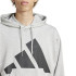 Sweat adidas French Terry Homme Big Logo Hd Gris/Noir