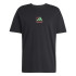 T-shirt adidas Homme Pizza noire