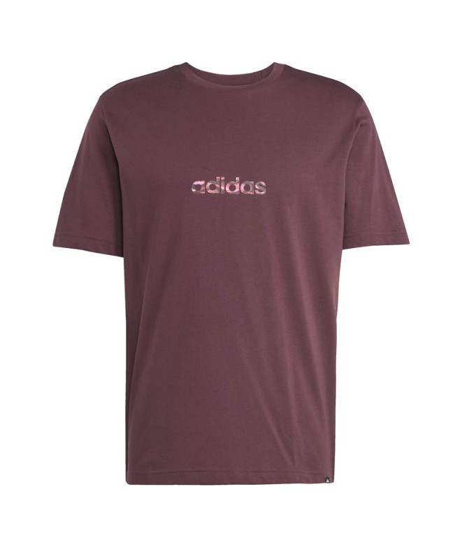 T-shirt adidas Homme Camo Linear Rubaur