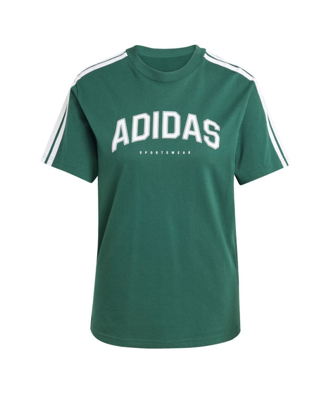 T-shirt adidas Femme Softs Vert foncé