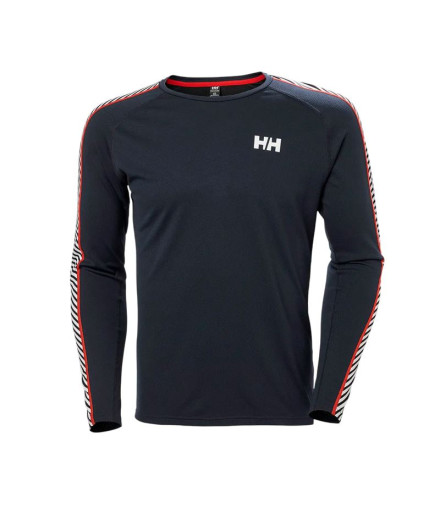 T-shirt Homme Helly Hansen Lifa Active Stripe Crew Bleu...