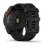 Montre Garmin Fenix 7X Solar Silver black Black Black Strap Black