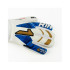 Gants de portero Rinat Egotiko Avenger Spine Turf Basic Adulte Blanc