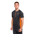 T-shirt Montagne Trangoworld Homme de Moysalen Noir/Orange