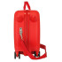 Valise Enfant Disney Abs Rolling 4W.(2 Multid.) Mickey Get Moving Rouge
