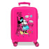 Trolley Disney Abs Valise 50Cm.4R.Minnie Autour du Monde Rose