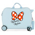 Valise Enfant Disney Abs Rolling 4W.(2 Multid.)Minnie Good Vibes Only Blue