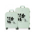 Set Chariot à bagages Disney Abs 2/ 55-70Cm.4W.Disney 100-Mickey Happiness Vert
