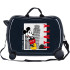 Valise Enfant Disney Abs Rolling 4W.(2 Multid.) Mickey Italie Bleu marine