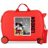 Valise Enfant Disney Abs Rolling 4W.(2 Multid.) Mickey & Minnie London Rouge