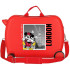 Valise Enfant Disney Abs Rolling 4W.(2 Multid.) Mickey & Minnie London Rouge