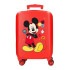 Trolley Disney Abs Valise 50 Cm.4R. Mickey Enjoy The Day Rouge
