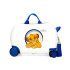 Valise Enfant Disney Abs Rolling 4W.(2 Multi.) 45Cm.Hakuna Matata Blanc