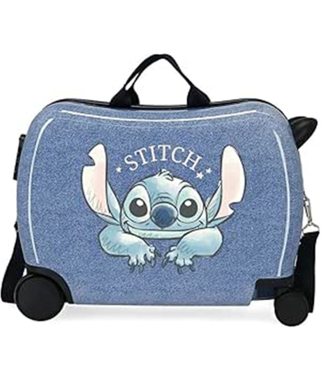 Valise Enfant Disney Abs Rolling 4W.Stitch Dace...