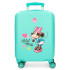 Trolley Disney Abs Valise 50 Cm.4R Minnie Imagine Bleu Turquoise