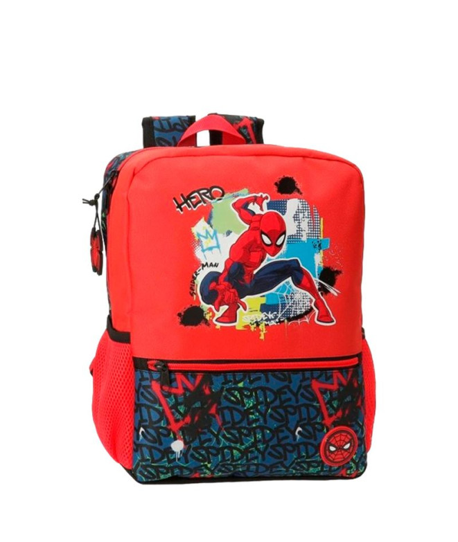 Sac à dos Marvel Adap. 33Cm. Spiderman Rouge...