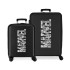 SetValise 2/ Marvel Abs 55-70Cm.4R. Disney 100 Marvel Logo Noir