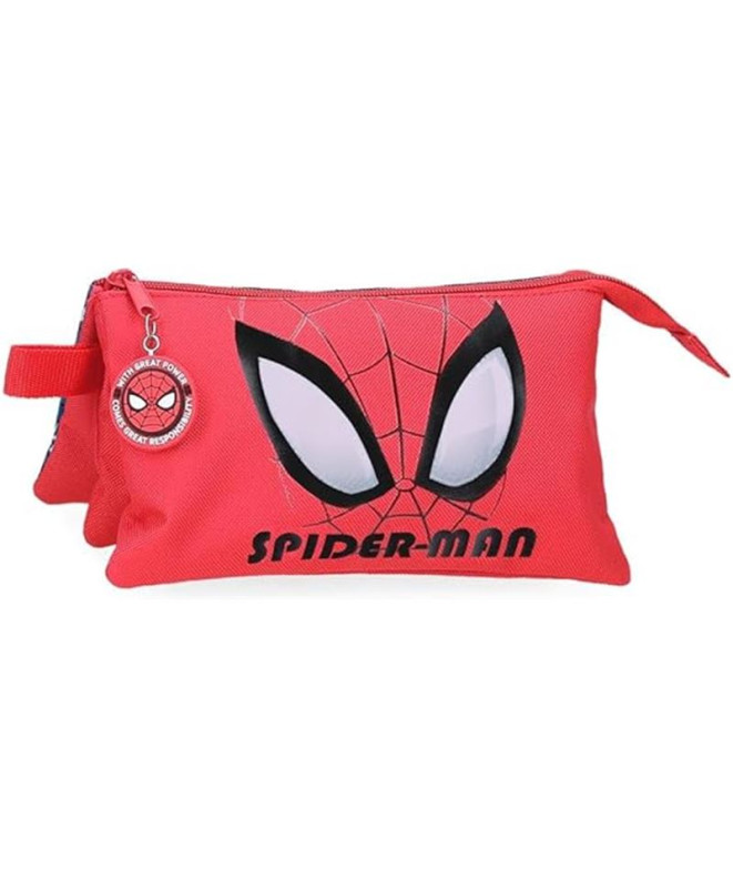 Trousse Marvel 3C. Spiderman Authentic Rouge