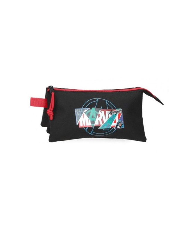Mallette à 3 compartiments Marvel Shield Black