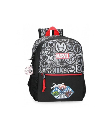 Sac à dos Marvel Adaptable 32Cm. Marvel Heroes Noir