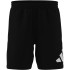 Pantalons adidas Homme Short à gros logo noir/blanc