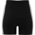 Collants adidas Femme 3-Stripes Essentials Biker Short Noir/Blanc