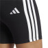 Collants adidas Femme 3-Stripes Essentials Biker Short Noir/Blanc