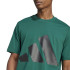 T-shirt adidas Homme Essentials Big Logo Vert foncé/Noir