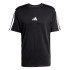 T-shirt adidas Homme 3-Stripes Simple Noir/Blanc