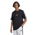 T-shirt adidas Homme 3-Stripes Simple Noir/Blanc