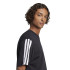 T-shirt adidas Homme 3-Stripes Simple Noir/Blanc
