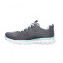 Chaussures Skechers Femme Graceful-Get Connect Charcoal Mesh / Green Trim