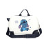 Valise Enfant Disney Abs Rolling 4W.(2 Multi.) 45Cm. Stitch Exited Blanc