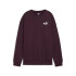 Sweat Décontracté Femme Puma Ess+ Relaxed Small Logo Crew Fl Midnight Plum