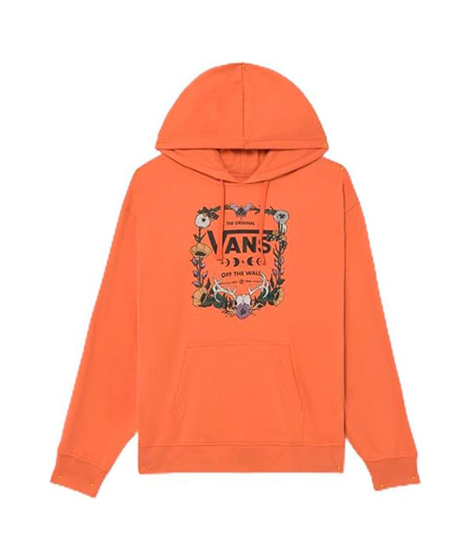 Sweat Vans Antler Floral Pullove Autumn Leaf...