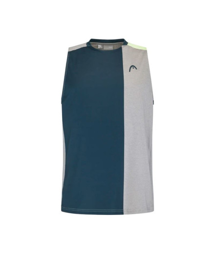 T-shirt Pádel Head Haut Homme de Padel Tank Gray
