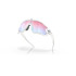 Lunettes de soleil Cyclisme de Oakley Jawbreaker Polwht W/ Prizm Sapph Snow