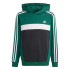 Sweat adidas Enfant Tiberio 3 Band Colorblock Hoodie Vert foncé