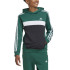 Sweat adidas Enfant Tiberio 3 Band Colorblock Hoodie Vert foncé